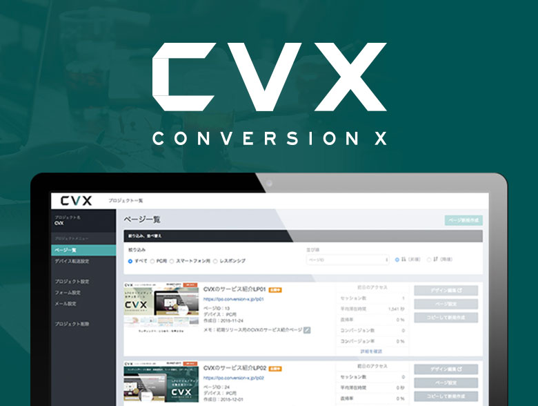 LPOクリエイティブ改善支援ツール「CVX」