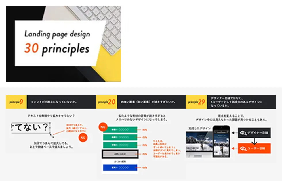 LPデザイン品質チェックリスト30