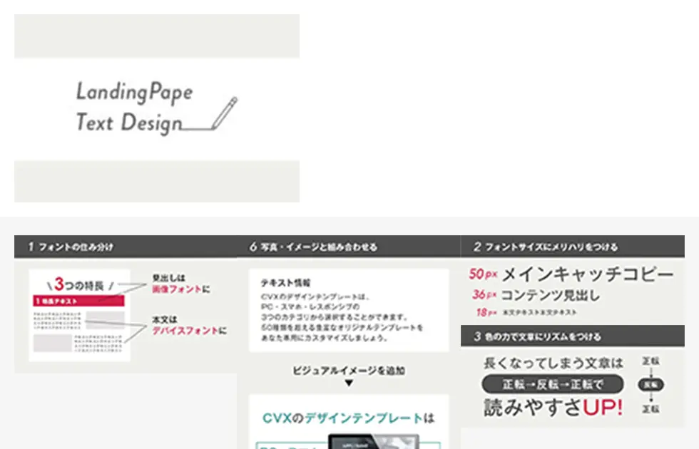 文字数や文字量が多いLPデザインのポイント