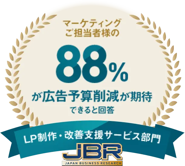 マーケティングご担当者様の88%が広告予算削減が期待できると回答