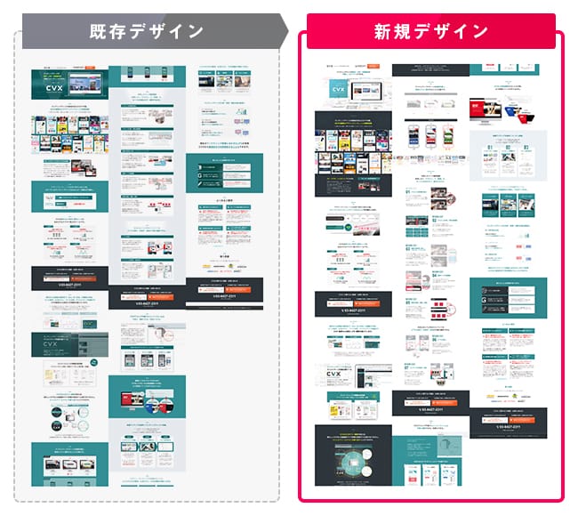 ランディングページデザインの全体像（既存・新規）